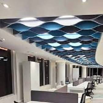 Boost Style & Quiet with Wavy Acoustic Baffle Ceilings 1