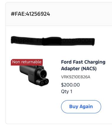 Ford Mach E Tesla charger converter 1