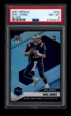 Mac Jones PSA graded rookie card 1