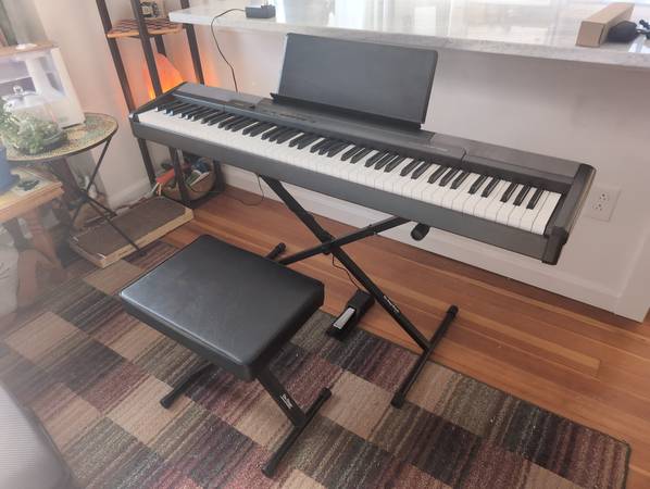 Casio Digital Piano, Stand, Sustain Pedal, Bench 1