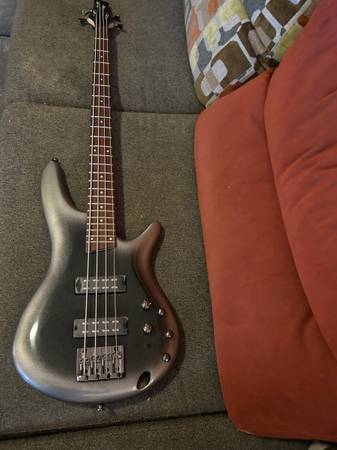 IBANEZ 300E 4 String Bass, Grey Burst Finish 1