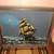 Vintage reverse painting, "Homeward Bound" framed 1 thumbnail