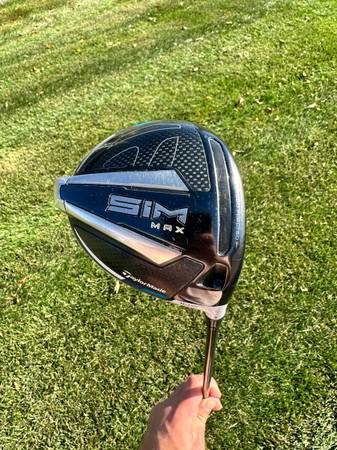 TaylorMade SIM Max Driver 10.5° – HZRDUS Smoke Black Stiff Shaft 1