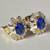 18K Sapphire + Diamond Earrings (Appraised at $2350!) 1 thumbnail