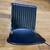 CB2 Black Leather + Metal Chair - great condition (retails for $499) 4 thumbnail