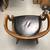 Sloanes New York  Mid Century Caned Back Barrel Chair 6 thumbnail