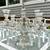 Vintage Crystal four light Candelabra holder with prisms 18 thumbnail