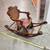 Antique 1875 Convertible Baby Rocking/Highchair or doll display. 1 thumbnail