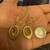 14K Gold Dangle Earrings with Beautiful Leaves Design 2 thumbnail