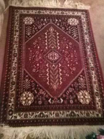 Persian kashan rug antique 40x60 1