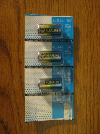 Three 4LR44 6V Batteries 1