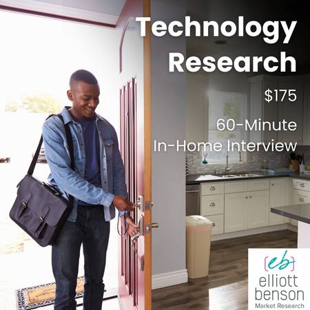 Technology Research Study - Pays $175 1