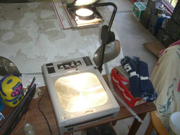 Overhead projector, DuKane 663 1