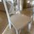 Set of 4 WorldMarket Solid Wood White Dining Chairs in Very Good Condi 1 thumbnail