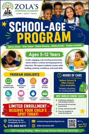 🚌 Zola’s School Age Program — Enrolling Now! 1
