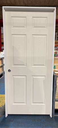 New 36" 6 Panel RH Inswing Prehung Interior Door 1