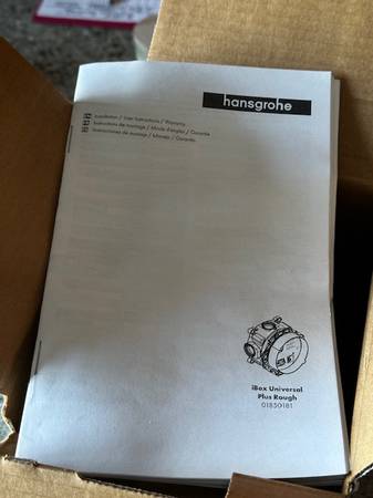 Hansgrohe iBox Universal Rough - $45 (Bellingham)63435861897987122