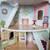 AMAZING 4 Story, 4 Foot+ KidKraft Corner Dollhouse w/ 50 accessories 20 thumbnail
