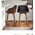 1, Armen living, brown walnut swivel chair 3 thumbnail