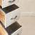 SOLD - Vintage 60s White Wooden Kitchen/File Cabinet Three Drawers 5 thumbnail