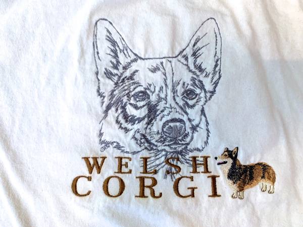 Pembroke welsh corgi T-shirt  XL  NEW 1