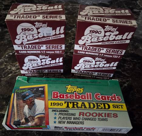 1990 Topps Traded Baseball Complete Sets - High Grade!! 1