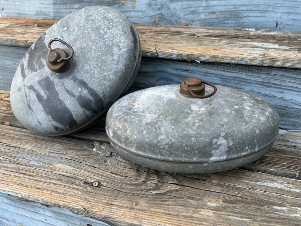 2- Antique Bed Warmers? 1