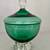 Vintage Green Glass Candy Dish  8.5” 1 thumbnail