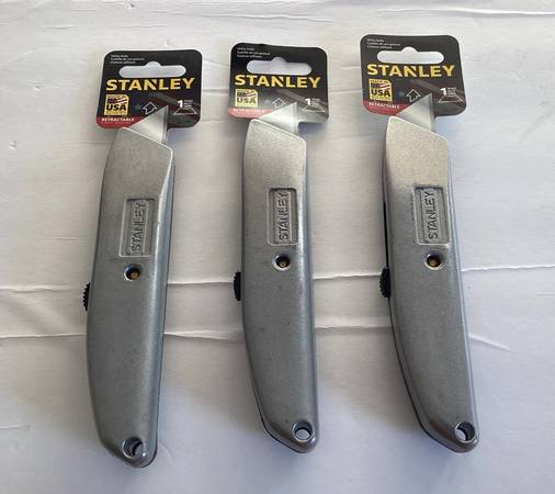 Stanley Utility Knife Classic 6"  Lot of 3  NEW 1