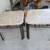 pair (2) vintage Mastercraft Style Iron & Marble Top End Table Italian 4 thumbnail