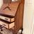 Desk drop down secretaire bureau solid oak Chippendale style 1950’s 11 thumbnail