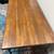 52”W Wood Coffee Table Iron Storage Shelf 6 thumbnail