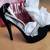 Women Platform High Heels Pumps Stilettos Black Suede Party Shoes sz 7 3 thumbnail