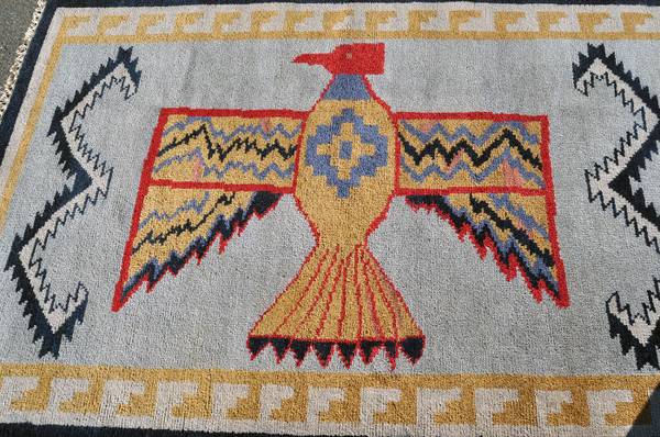 Thunderbird Style Gabbeh Rug - 6 ft. by 4 ft. 1