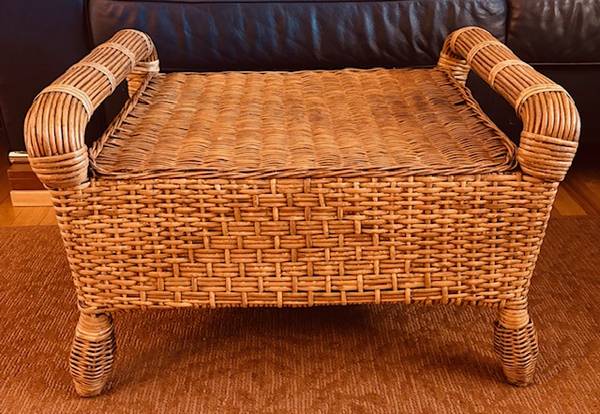 Ottoman / Bench - Hand-Woven by Indonesian Artisans - Exceptional 1