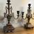 STUNNING PAIR OF ANTIQUE CANDELABRA VINTAGE CANDLE HOLDER 3 thumbnail