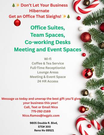 🎄✨ Don’t Let Your Business Hibernate – Get an Office That Sleighs! ✨ 1