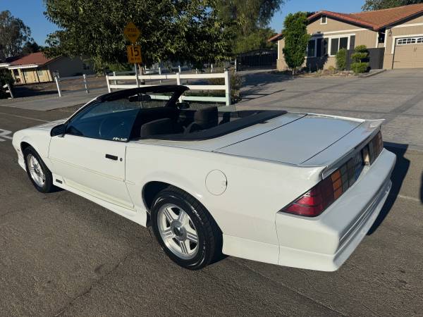 1992 Chevrolet Camaro RS Aniversario 25º Descapotable V8 Muy Buen Estado - $8,900 (dublin / pleasanton / livermore)63624220597123122