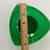 Anchor Hocking Vintage Green Manhattan Triangular Pressed Glass Bowl 1960's MCM 8 thumbnail