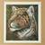 Ruane Manning Tiger Lithograph Print Matted/Framed Behind Glass Signed 6 thumbnail