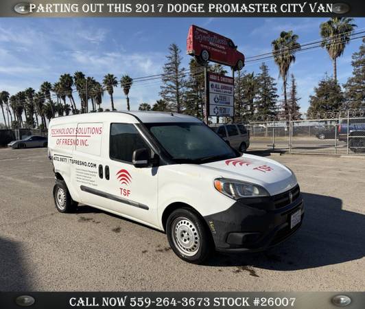 PARTING OUT THIS REAL NICE 2017 DODGE PROMASTER CITY 2.4L 1