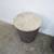 Ribbed Base Side Table w/ Round Marble Top 24" D x 29" H 4 thumbnail