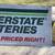 Vintage Large Interstate Batteries Metal Sign 2ft by 5 Ft 5 thumbnail