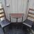 Two nice modern chairs and antique table 1 thumbnail