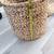 Woven Decorative Basket *   Round decorative basket provides a stylish way to st 4 thumbnail