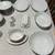Noritake china pattern #2213 Ravel 65 pcs, 8 pc place settings 7 thumbnail