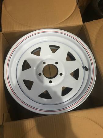 Trailer tire and wheels 1