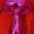 PINK MIRRORED-COVERED GLASS MUSHROOM #1 8 thumbnail
