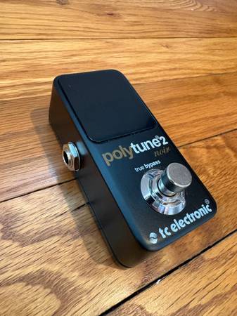 TC Electronic Polytune 2 Noir Polyphonic Tuner Pedal - musical