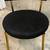 Chair with gold trim and black textured fabric 2 thumbnail
